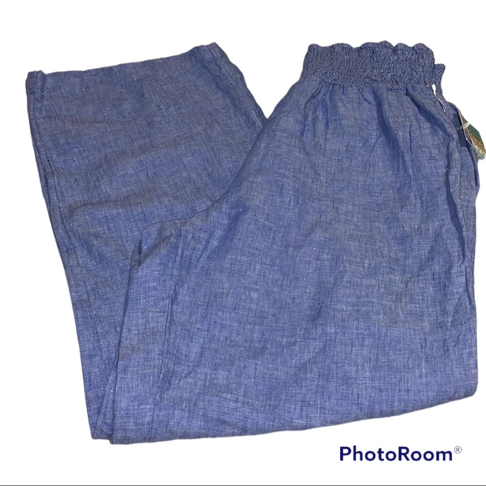 Sigrid Olden Wide Leg Linen Pants